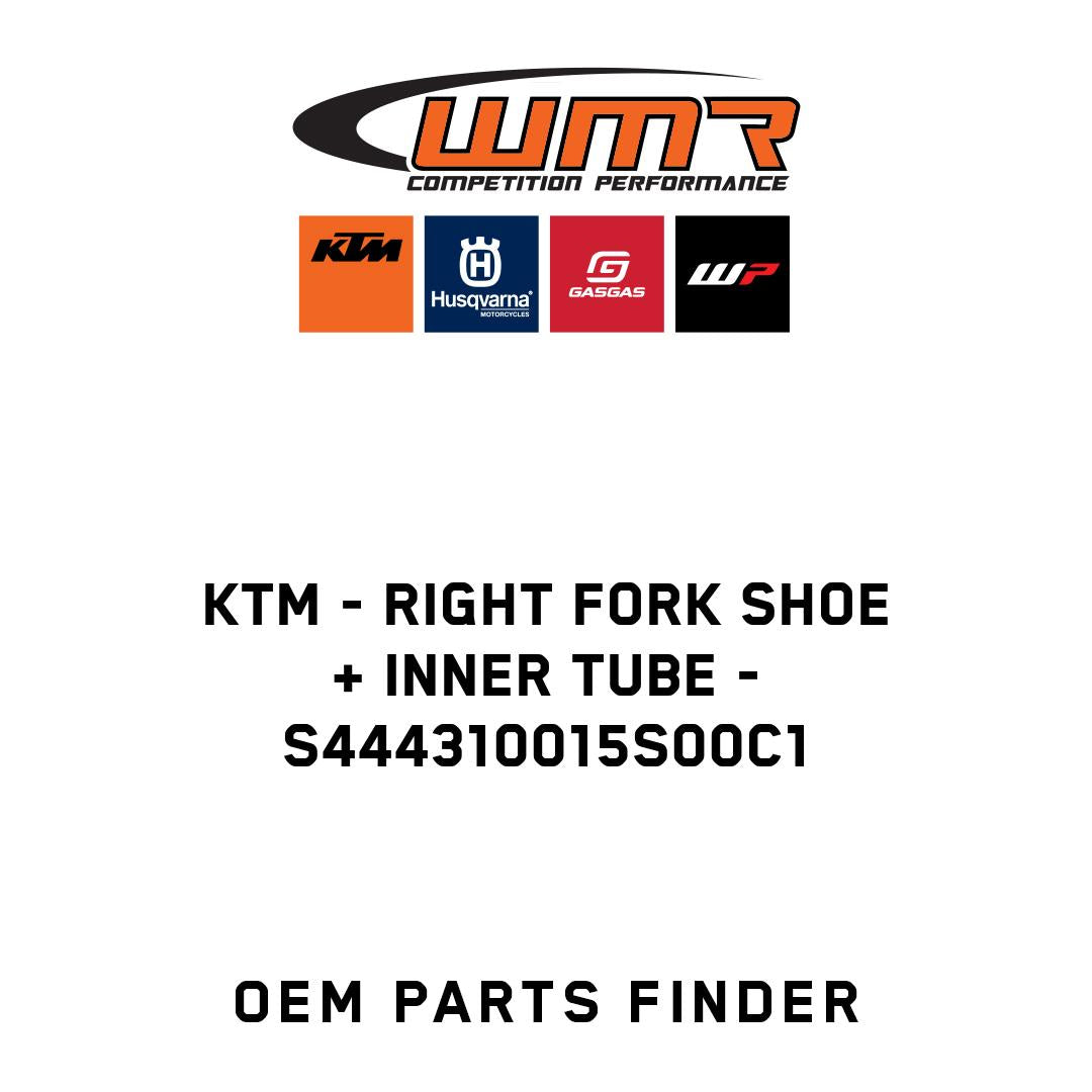 Right fork shoe + inner tube