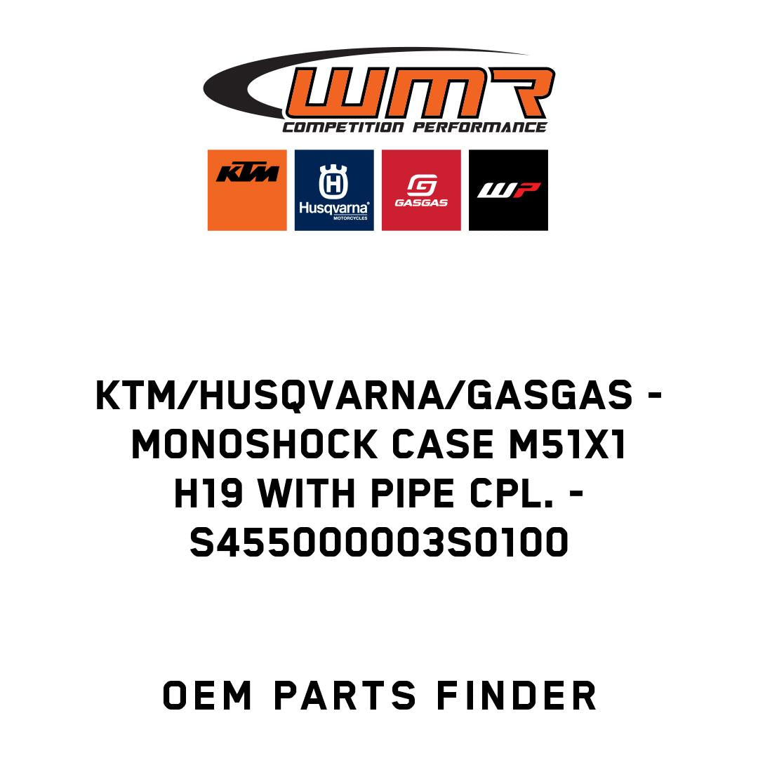 Monoshock case M51x1 h19 with pipe cpl.