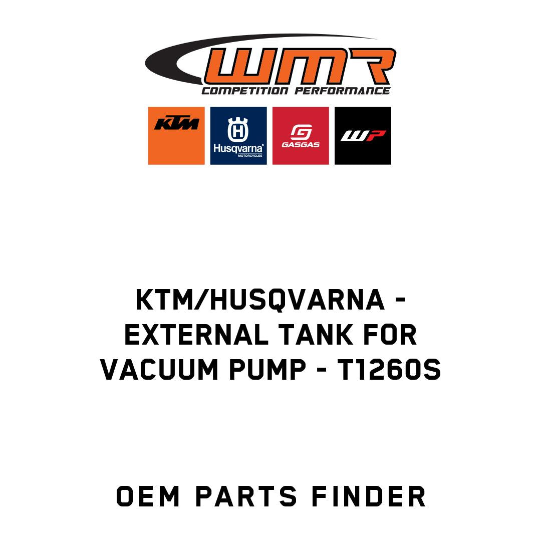 External tank for vacuum pump