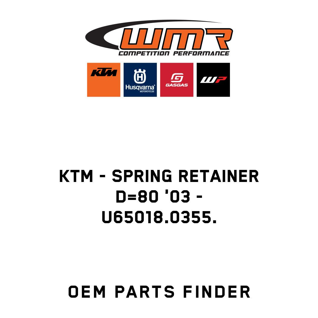 Spring retainer D=80 '03