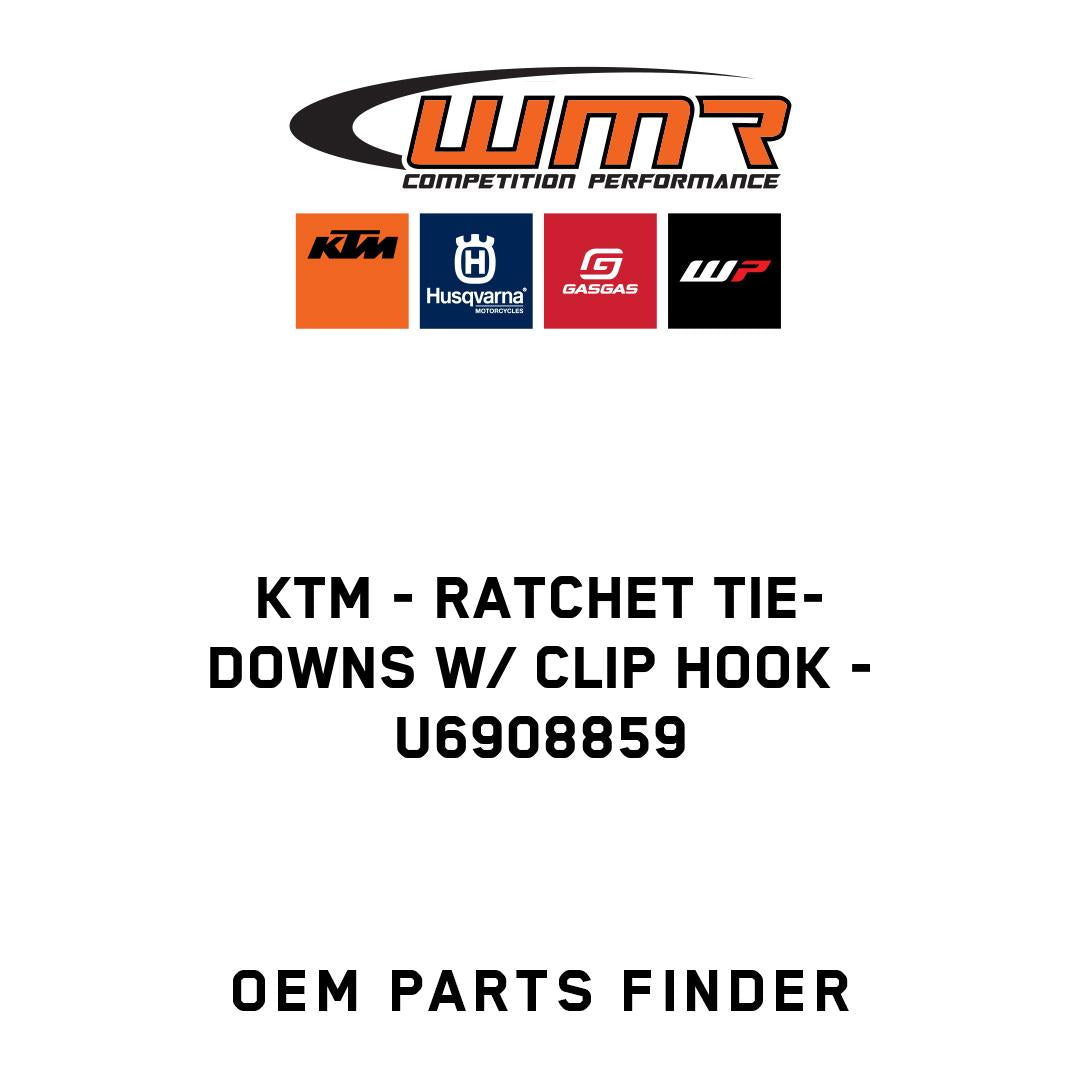 RATCHET TIE-DOWNS W/ CLIP HOOK