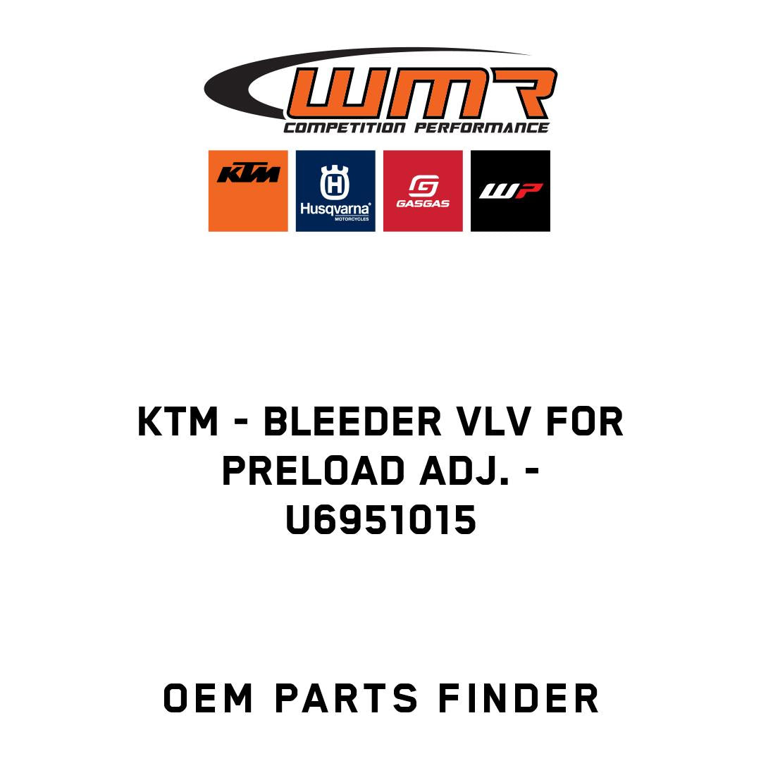 BLEEDER VLV FOR PRELOAD ADJ.