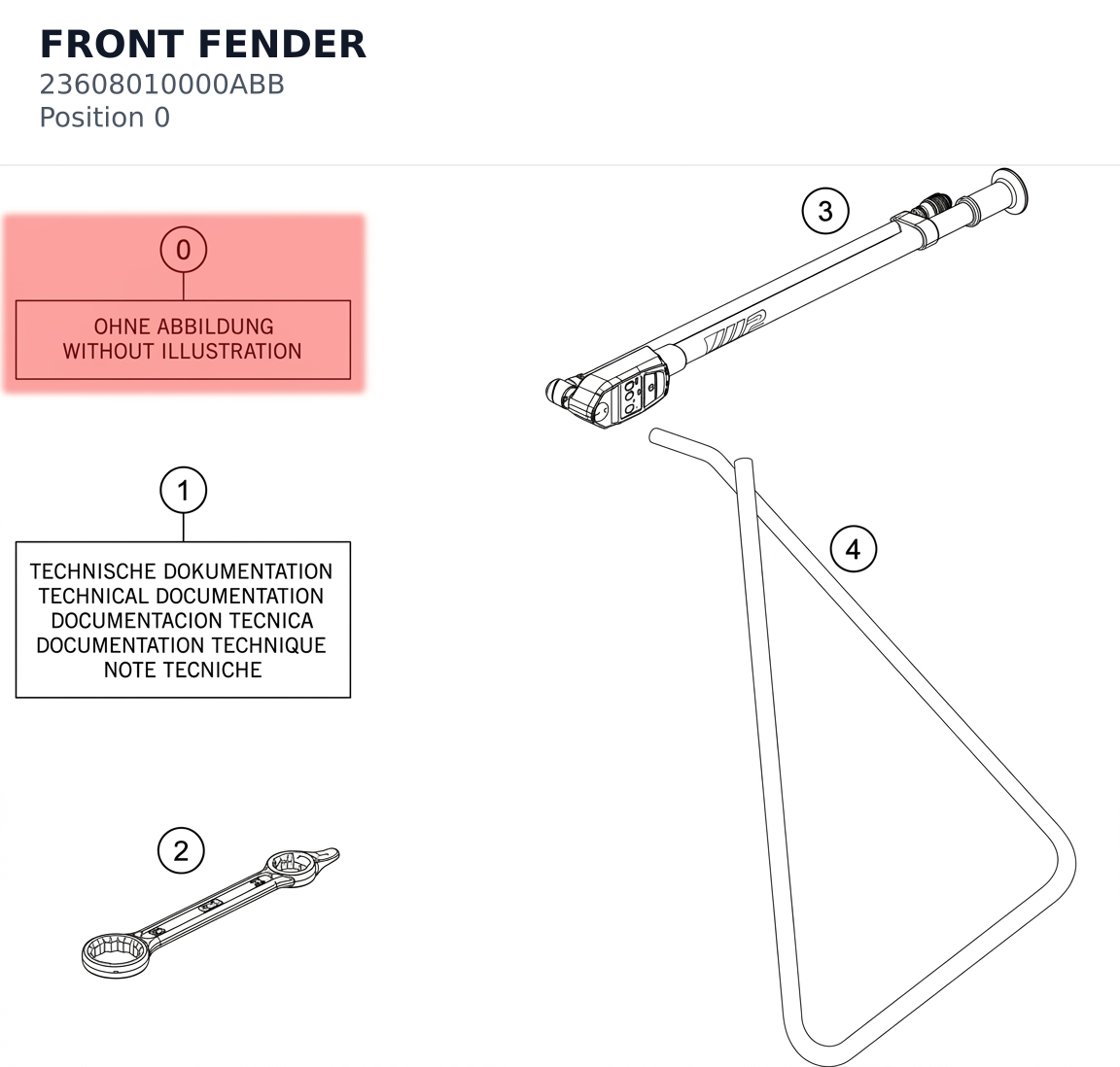 Diagram preview: FRONT FENDER (23608010000ABB)