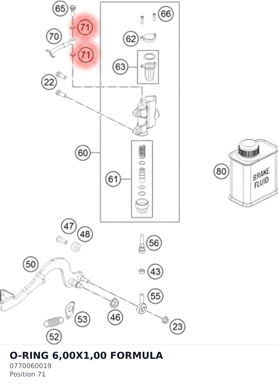 Diagram preview: O-RING  6,00X1,00 FORMULA (0770060019)