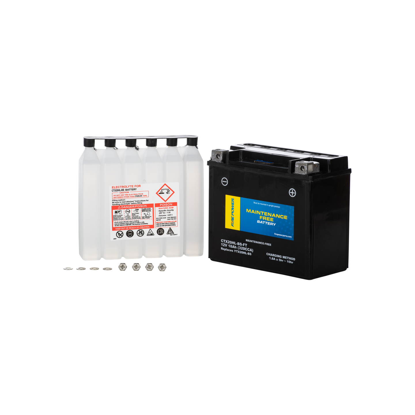 Fire Power Maintenance Free Sealed Battery CTX20HL-BS