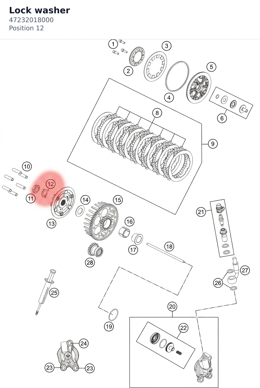 Diagram preview: Lock washer (47232018000)