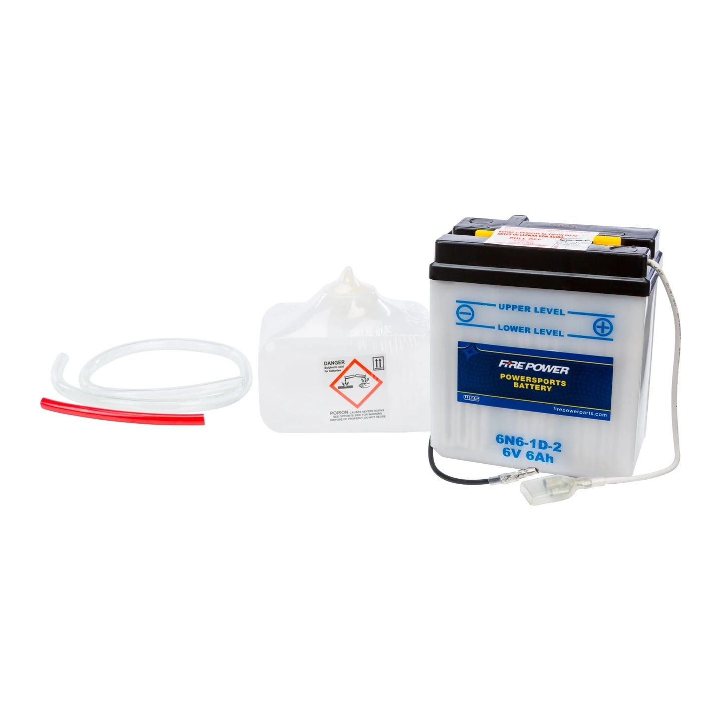 Fire Power 6V Standard Battery with Acid Pack 6N6-1D-2