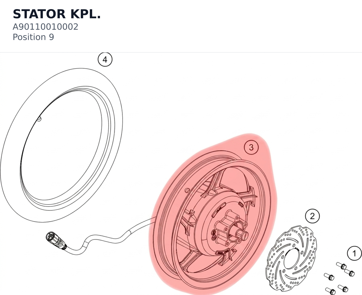 Diagram preview: STATOR KPL. (A90110010002)