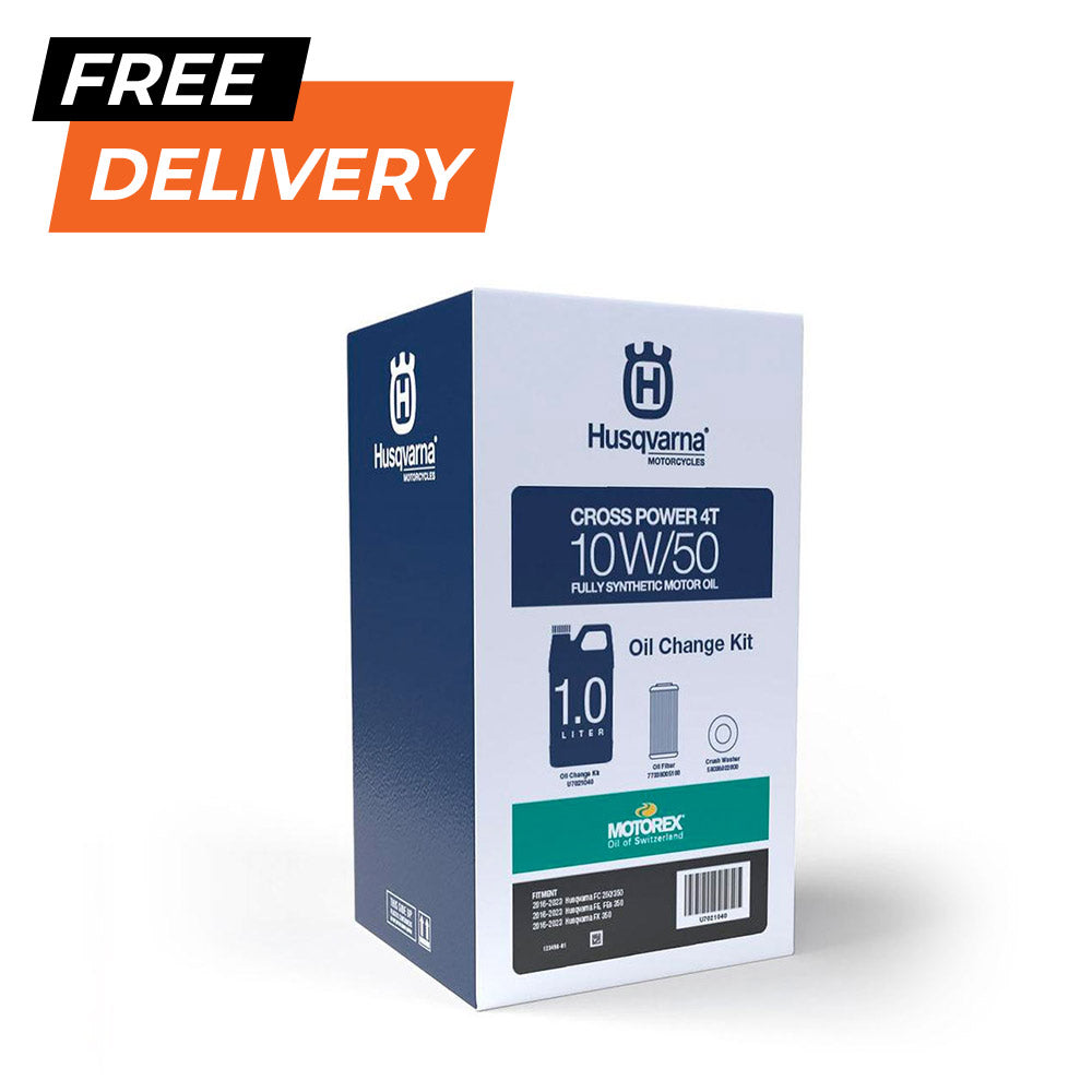 Husqvarna Motorex Oil Change Kit - Cross Power 10W/50 (1.0 liter) - U7021040
