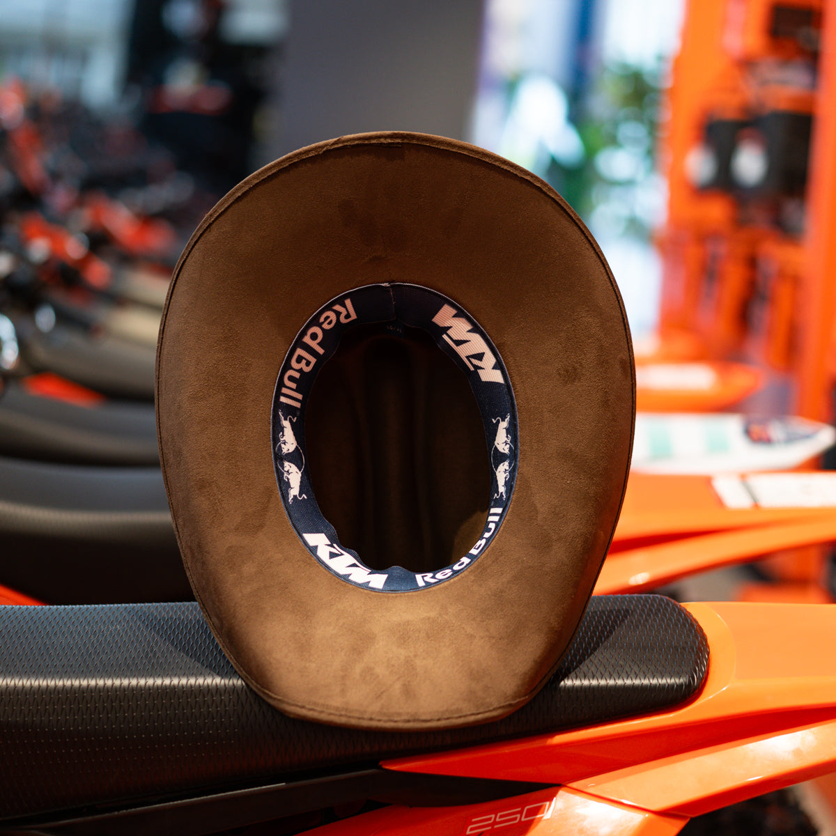 Brown KTM Cowboy Hat bottom