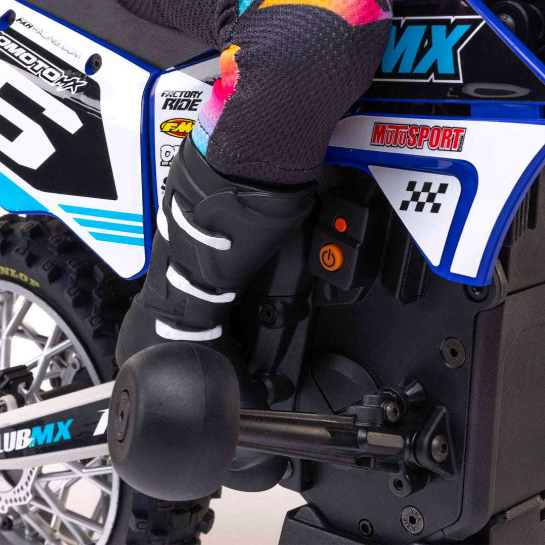 1/4 Promoto-MX Motorcycle RTR, FXR - Blue - Losi - LOS06000T2
