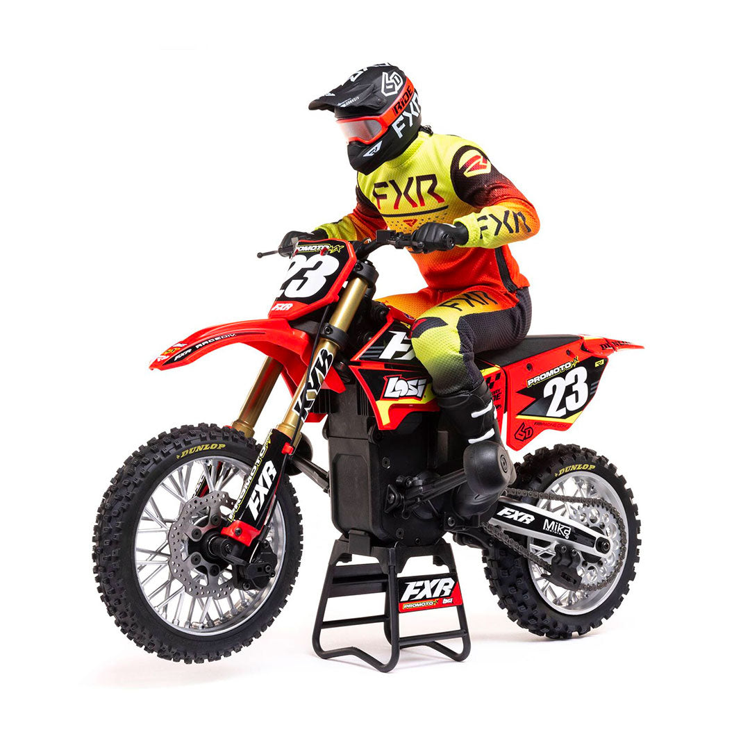 1/4 Promoto-MX Motorcycle RTR, FXR - Red - Losi - LOS06000T1